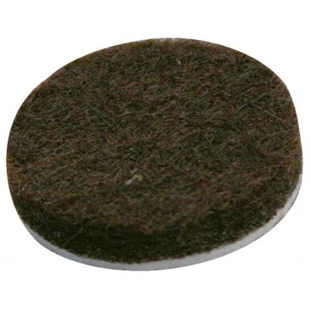 MAGIC SLIDERS LP Magic Sliders Lp 61414 1 in. Brown Round Self Stick Felt Pads 16 Count 61414